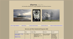 Desktop Screenshot of dharma.org.au